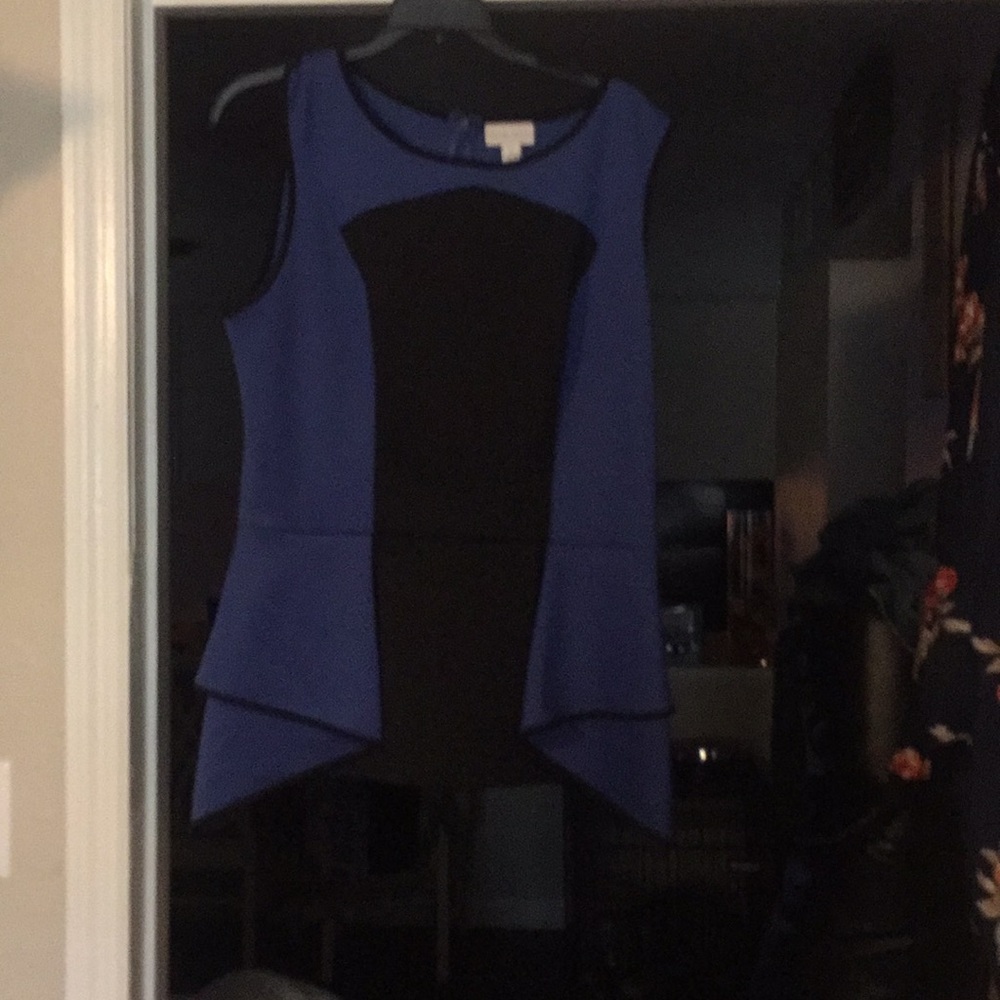 Black and blue top